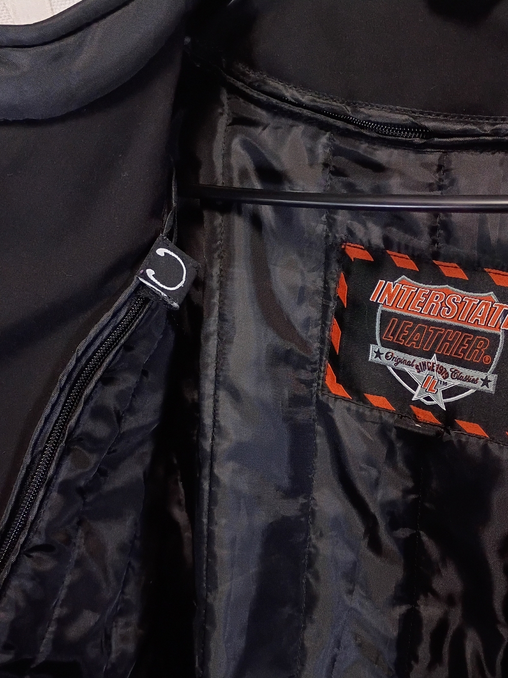 Interstate Leather Softshell Motorcycle Riding Jacket Removable Liner Large - Picture 4 of 12